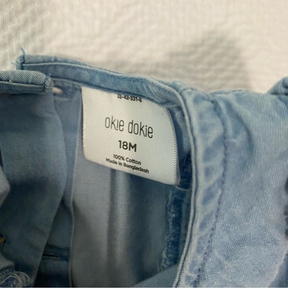 Okie Dokie Baby Denim Dress - Picture 2 of 3